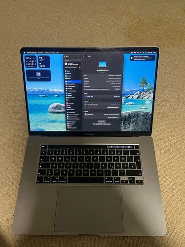 Macbook pro 2019 intel i7 - 16,