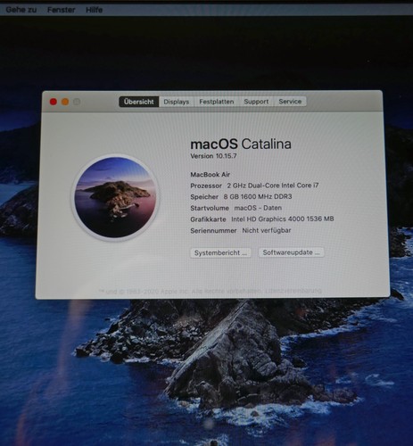 Apple macbook air zoll - macbook,